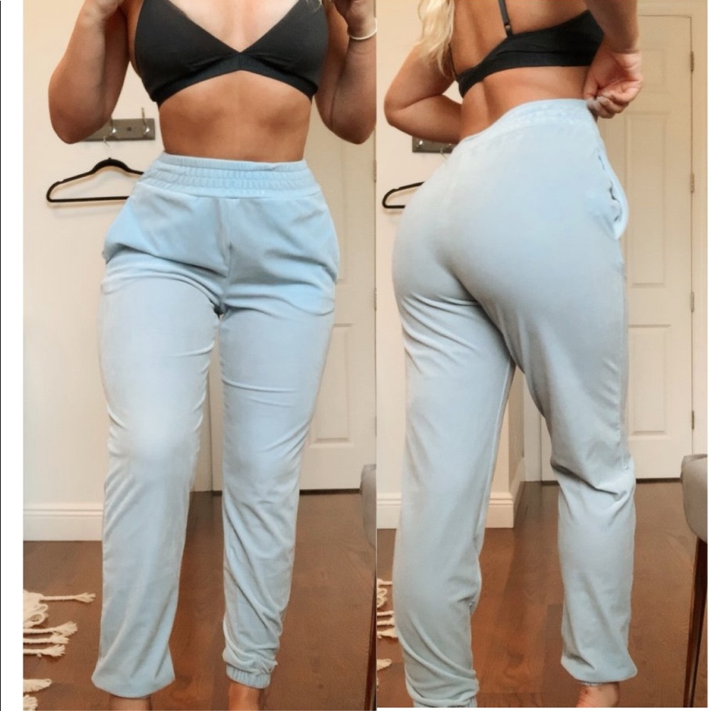 Light blue valor track pants